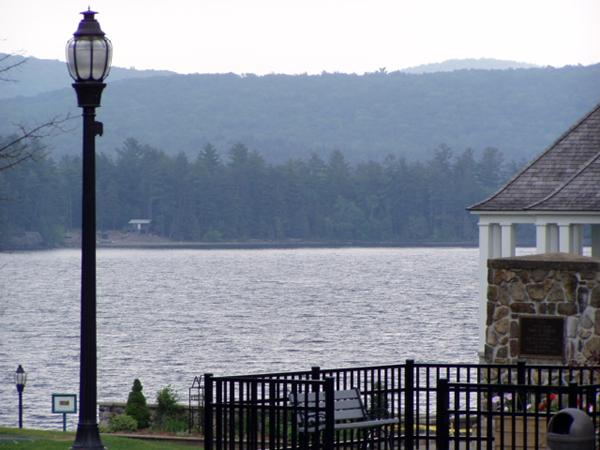 Looking over Schroon Lake from park across from Stewarts again