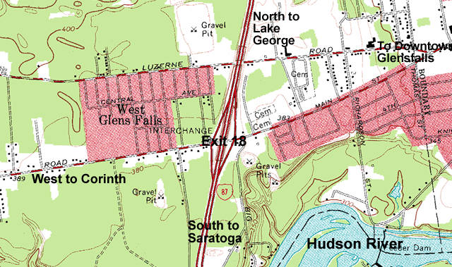 Exit 18 Map