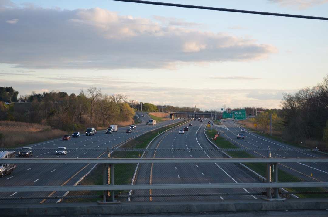Exit 6 Looking South From the Sparrowbush Road Overpass