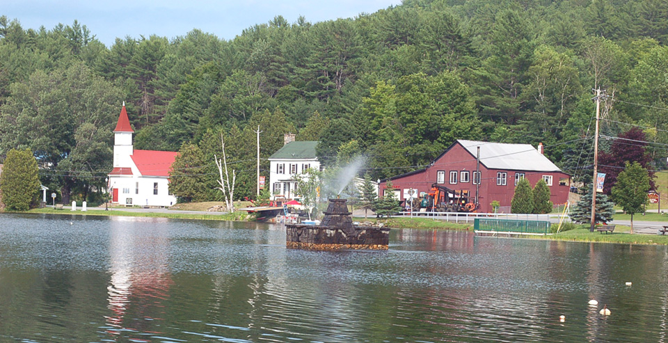 Brant Lake Pond and Hamlet