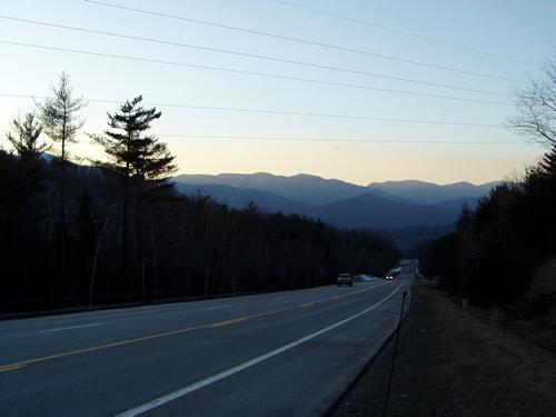 Looking towards NY 73 from Baxter Mountain