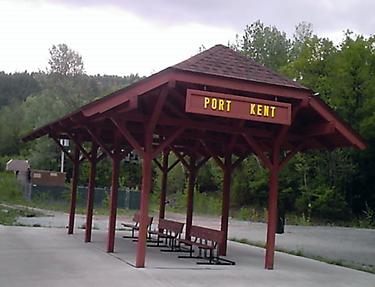 Port Kent RR station