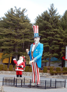 santa lake george uncle sam