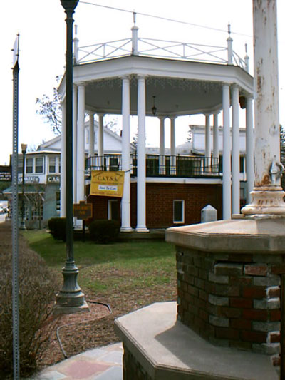 Bandstand in town center