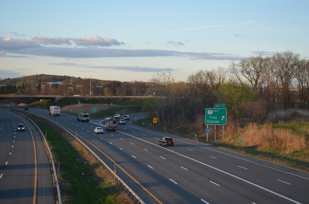 Interstate 87: The Adirondack Northway: Exit 7 - NY 7 East