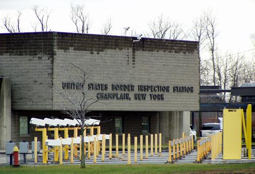 Border Control at the End of the Road, from US 9