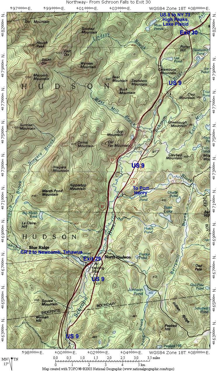 Road Map #3: From Schroon Lake to Exit 30