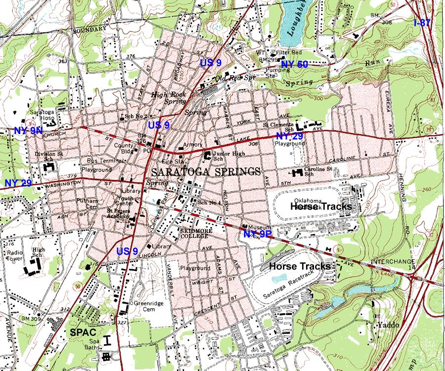 Saratoga Ny Zip Code Map - United States Map