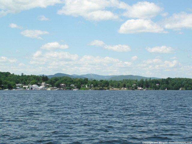 Essex  from Lake Champlain