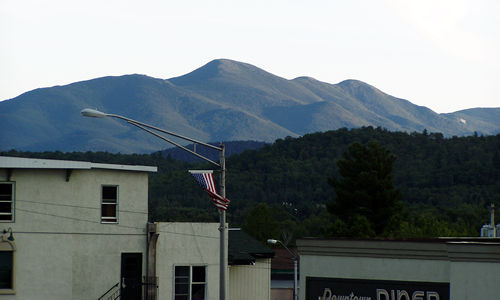 Looking Towards High Peaks from Main St.