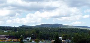 Hills overlooking Saranac hamlet, in Clinton County