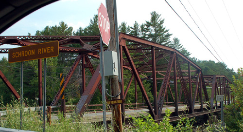 Bridge to Brant Lake over the Schroon